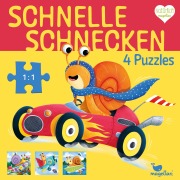 Cover-Bild zum Titel 'Schnelle Schnecken - 4 Puzzles' von ''