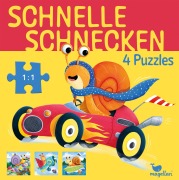 Cover-Bild zum Titel 'Schnelle Schnecken - 4 Puzzles' von ''