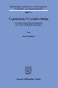 Angemessene Vorstandsverträge. - Melanie Jänsch