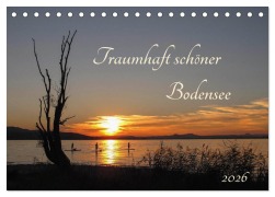 Cover-Bild zum Titel 'Traumhaft schöner Bodensee (Tischkalender 2026 DIN A5 quer), CALVENDO Monatskalender' von 'Blattart Christine Horn'