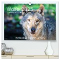 Wölfe 2025. Tierische Impressionen (hochwertiger Premium Wandkalender 2025 DIN A2 quer), Kunstdruck in Hochglanz - Steffani Lehmann