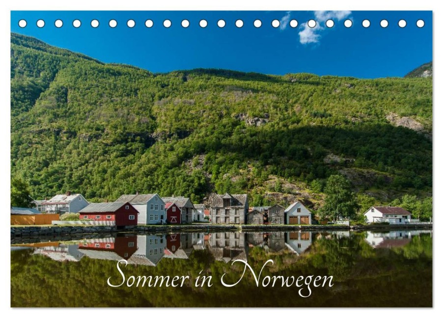 Sommer in Norwegen (Tischkalender 2025 DIN A5 quer), CALVENDO Monatskalender - Romanburri Photography