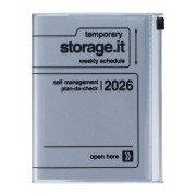 Cover-Bild zum Titel 'MARK'S 2025/26 Taschenkalender, A6 Storage.it // Silver' von ''