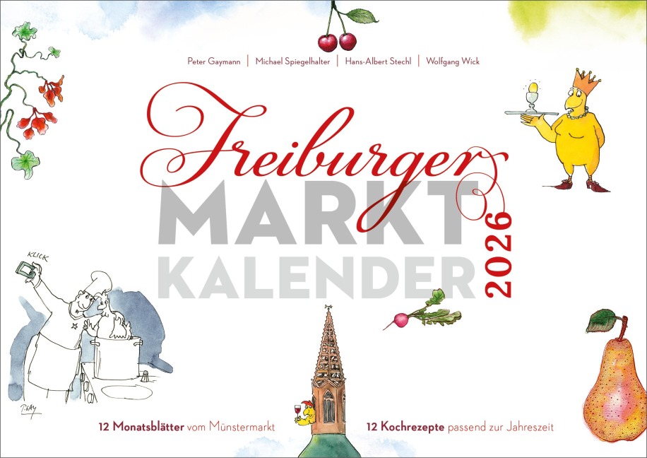 Freiburger Marktkalender 2026 - Hans-Albert Stechl