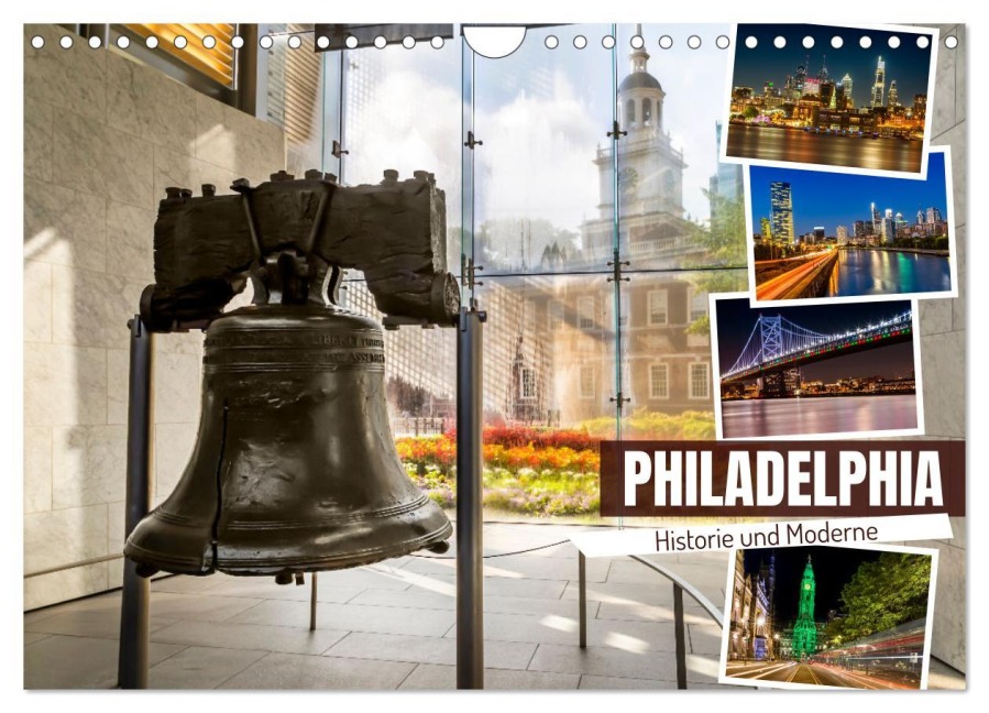 PHILADELPHIA Historie und Moderne (Wandkalender 2026 DIN A4 quer), CALVENDO Monatskalender - Melanie Viola