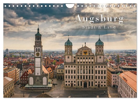 Augsburg - Stadt und Land (Wandkalender 2024 DIN A4 quer), CALVENDO Monatskalender - Patrick Rosyk