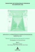 Cover-Bild zum Titel 'Akten des XII. Internationalen Germanistenkongresses Warschau 2010- Vielheit und Einheit der Germanistik weltweit' von ''