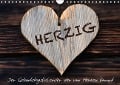 Herzig / Geburtstagskalender (Wandkalender immerwährend DIN A4 quer) - Judith Dzierzawa