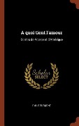 Cover-Bild zum Titel 'A quoi tient l'amour' von 'Emile Blemont'