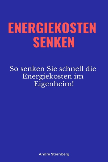 Energiekosten senkenEnergiekosten senken - Andre Sternberg