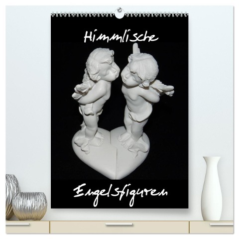 Himmlische Engelsfiguren (hochwertiger Premium Wandkalender 2024 DIN A2 hoch), Kunstdruck in Hochglanz - Sven Herkenrath