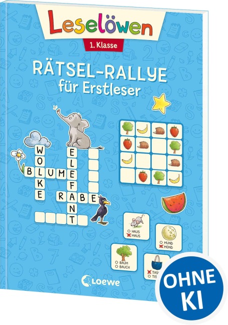 Leselöwen Rätsel-Rallye für Erstleser - 1. Klasse (Hellblau) - Christiane Wittenburg