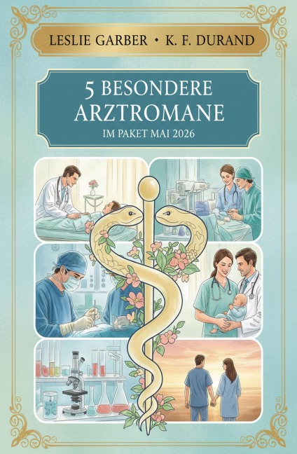 5 Besondere Arztromane im Paket Mai 2026 - K. F. Durand, Leslie Garber
