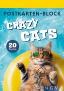 Cover-Bild zum Titel 'Postkartenblock Crazy Cats' von ''