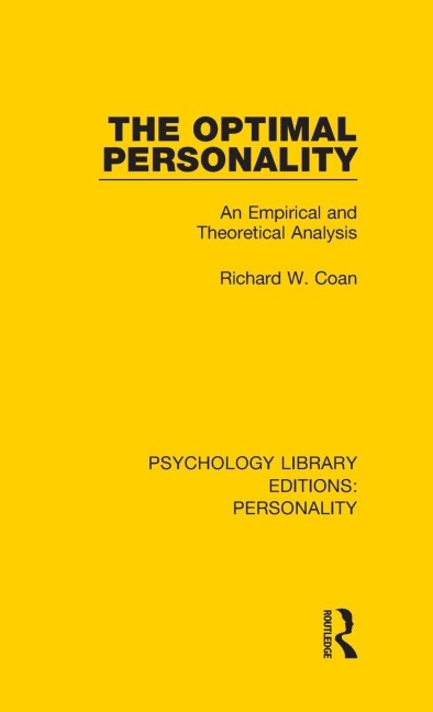 The Optimal Personality - Richard W. Coan