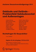 Cover-Bild zum Titel 'Aachener Bausachverständigentage 2012' von ''