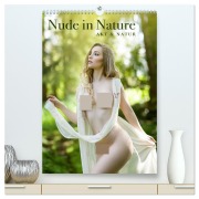 Cover-Bild zum Titel 'Nude in Nature - Akt und Natur (hochwertiger Premium Wandkalender 2026 DIN A2 hoch), Kunstdruck in Hochglanz' von 'Gestiefeltekatze Gestiefeltekatze'
