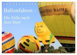 Cover-Bild zum Titel 'Ballonfahren - Die Stille nach dem Start (Tischkalender 2026 DIN A5 quer), CALVENDO Monatskalender' von 'Frank Gayde'