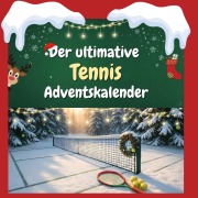 Cover-Bild zum Titel 'Der ultimative Tennis-Adventskalender' von 'Charlotte Krause'