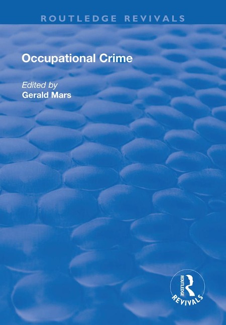 Occupational Crime - 