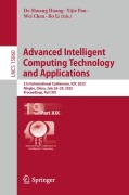 Cover-Bild zum Titel 'Advanced Intelligent Computing Technology and Applications' von ''