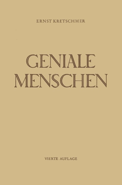 Geniale Menschen - Ernst Kretschmer