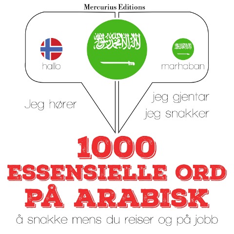1000 essensielle ord på arabisk - Jm Gardner