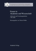 Cover-Bild zum Titel 'Frauen in Akademie und Wissenschaft' von ''