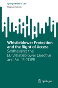 Cover-Bild zum Titel 'Whistleblower Protection and the Right of Access' von 'Stephan Koloßa'