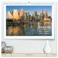 Singapur: Zwischen Wolkenkratzern und Superbäumen (hochwertiger Premium Wandkalender 2024 DIN A2 quer), Kunstdruck in Hochglanz - Michael Heber heber-michael. de