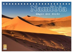 Cover-Bild zum Titel 'Namibia - Magie der Weite (Tischkalender 2026 DIN A5 quer), CALVENDO Monatskalender' von 'Dirk Stamm'
