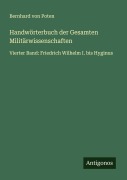 Cover-Bild zum Titel 'Handwörterbuch der Gesamten Militärwissenschaften' von 'Bernhard Von Poten'