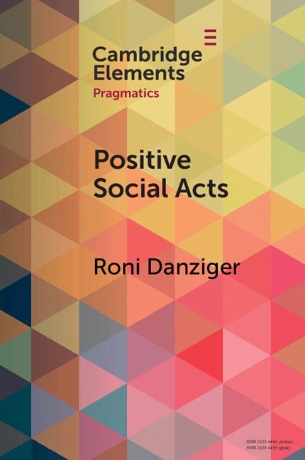 Positive Social Acts - Roni Danziger