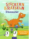 Cover-Bild zum Titel 'Stickern & Rätseln - Dinosaurier' von ''