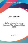 Cover-Bild zum Titel 'Code Pratique' von 'Ch. Conod'