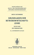 Cover-Bild zum Titel 'Grundlagen der Betriebswirtschaftslehre' von 'Erich Gutenberg'
