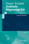 Cover-Bild zum Titel 'Strafrecht Allgemeiner Teil' von 'Frauke Rostalski, Georg Freund'