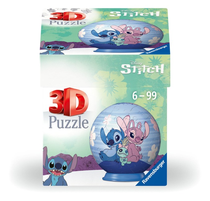 3D Puzzle-Ball Disney Stitch & Angel - 