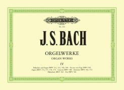 Cover-Bild zum Titel 'Orgelwerke in 9 Bänden - Band 4' von 'Johann Sebastian Bach'