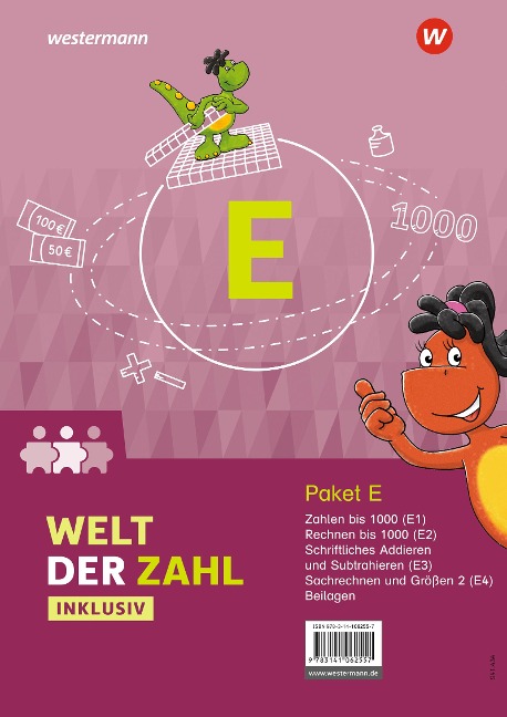 Welt der Zahl Inklusiv. Inklusionspaket E: Hefte E1 bis E4 - Kerstin Rüter, Stefanie Winkler, Friederike Bayer