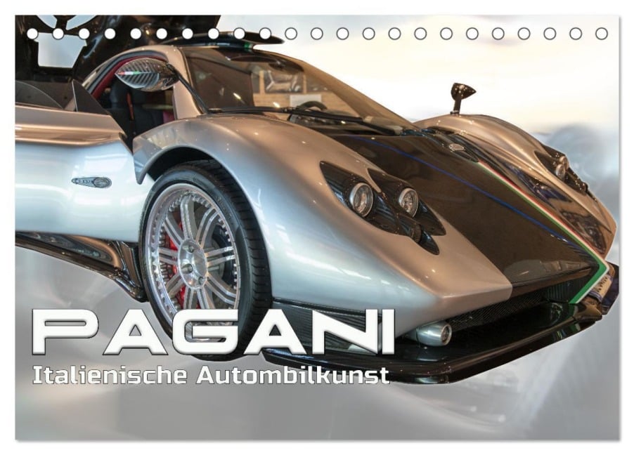 Pagani italienische Automobilkunst (Tischkalender 2026 DIN A5 quer), CALVENDO Monatskalender - Rudolf J. Strutz