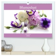 Cover-Bild zum Titel 'Blumenlust (hochwertiger Premium Wandkalender 2026 DIN A2 quer), Kunstdruck in Hochglanz' von 'Gisela Kruse'