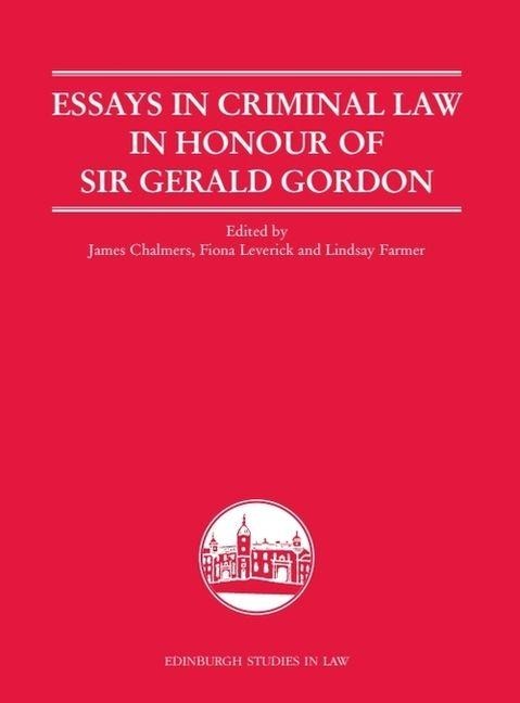 Essays in Criminal Law in Honour of Sir Gerald Gordon - 