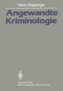 Cover-Bild zum Titel 'Angewandte Kriminologie' von 'H. Göppinger'