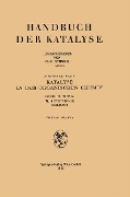 Cover-Bild zum Titel 'Katalyse in der organischen Chemie' von ''