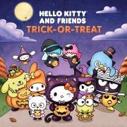 Cover-Bild zum Titel 'Hello Kitty and Friends Trick-Or-Treat' von 'Merrill Hagan, Kristen Tafoya Humphrey'