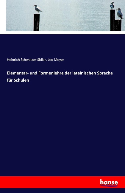 Elementar- und Formenlehre der lateinischen Sprache für Schulen - Heinrich Schweizer-Sidler, Leo Meyer
