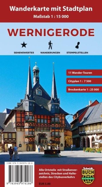Wernigerode Stadtplan 1 : 10 000 - 