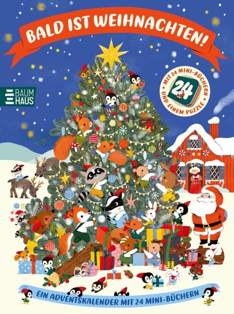 Bald ist Weihnachten! Ein Adventskalender mit 24 Mini-Büchern - Maria Neradova