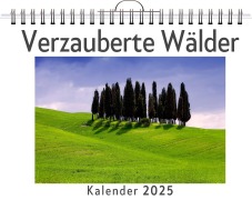 Cover-Bild zum Titel 'Verzauberte Wälder - (Wandkalender 2025, Kalender DIN A4 quer, Monatskalender im Querformat mit Kalendarium, das perfekte Geschenk)' von 'Emma Schmidt'